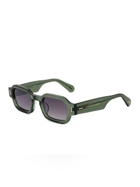 Carolina Lemke Green Rectangular Sunglasses 47 24 135